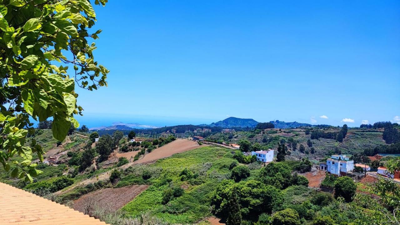 Casa Rural Con Piscina Privada El Roble Moya  Bagian luar foto