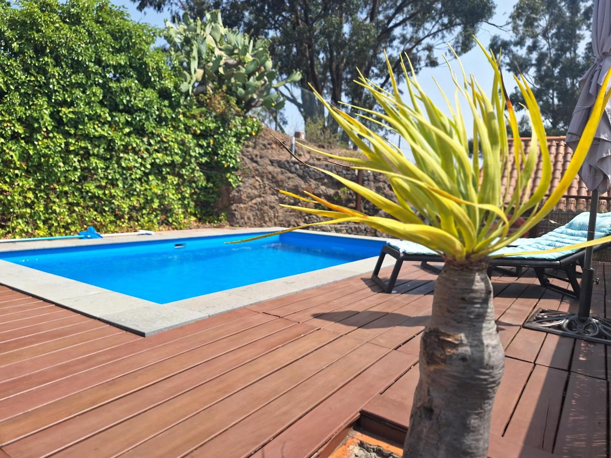 Casa Rural Con Piscina Privada El Roble Moya  Bagian luar foto