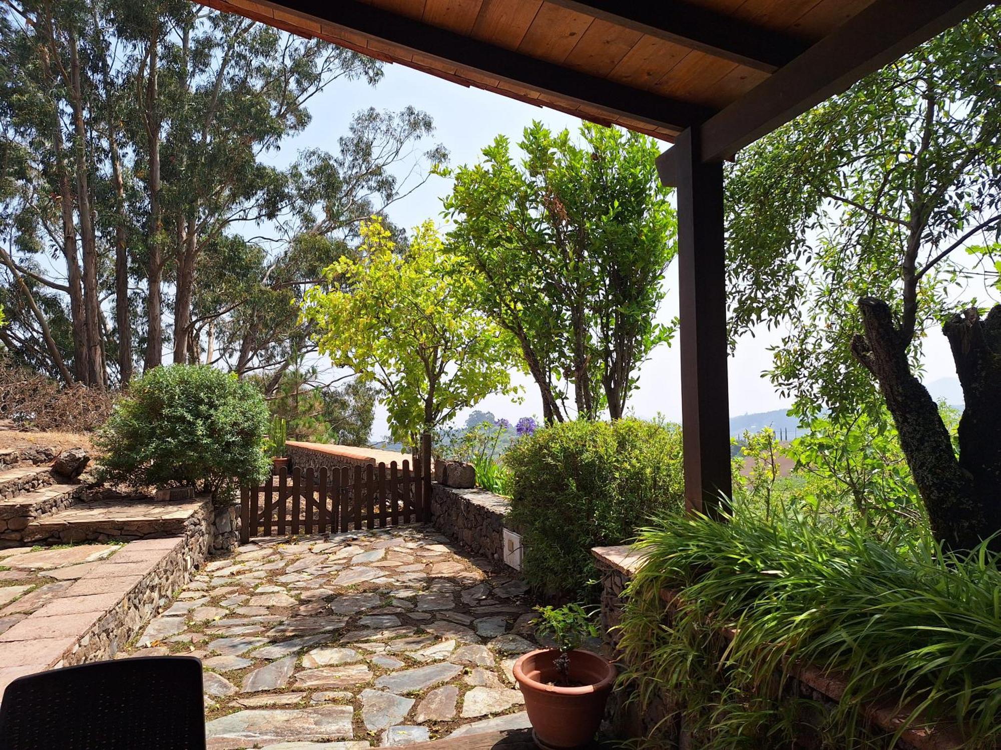Casa Rural Con Piscina Privada El Roble Moya  Bagian luar foto